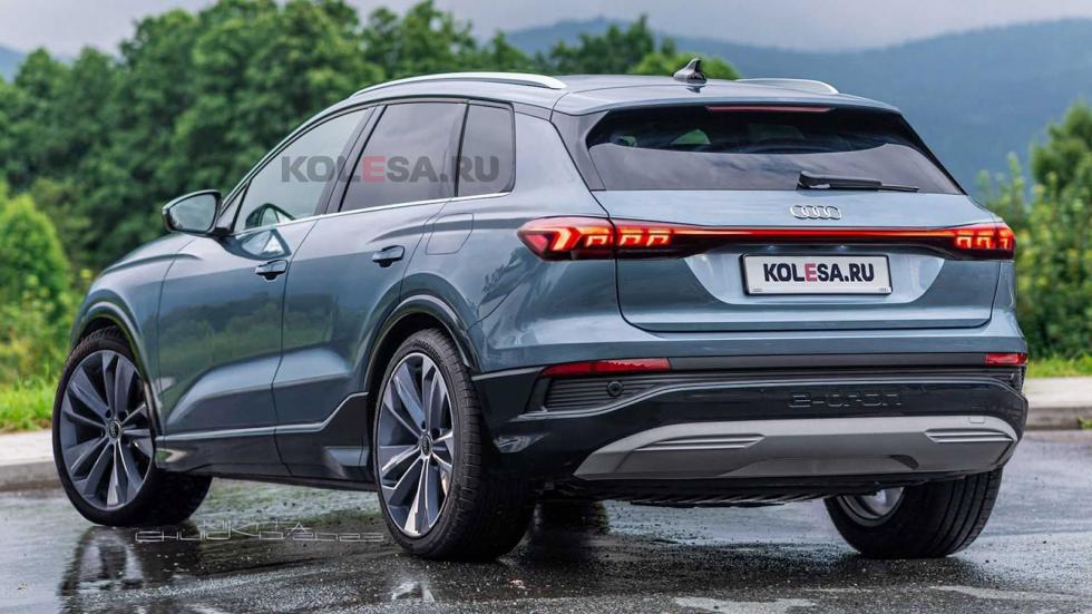 Το Audi Q6 e-tron αποκαλύπτεται σε ανεπίσημα σχέδια